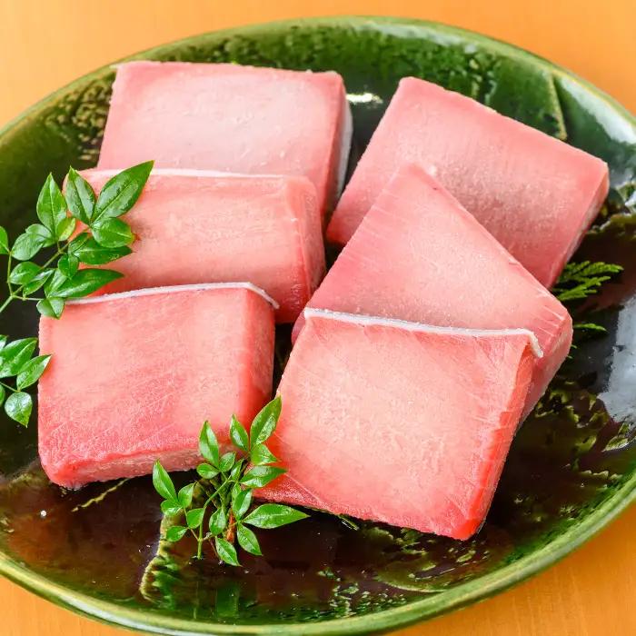 マグロ！メバチマグロ 600g（中トロ 200g 赤身 400g）天然【00-041-02】