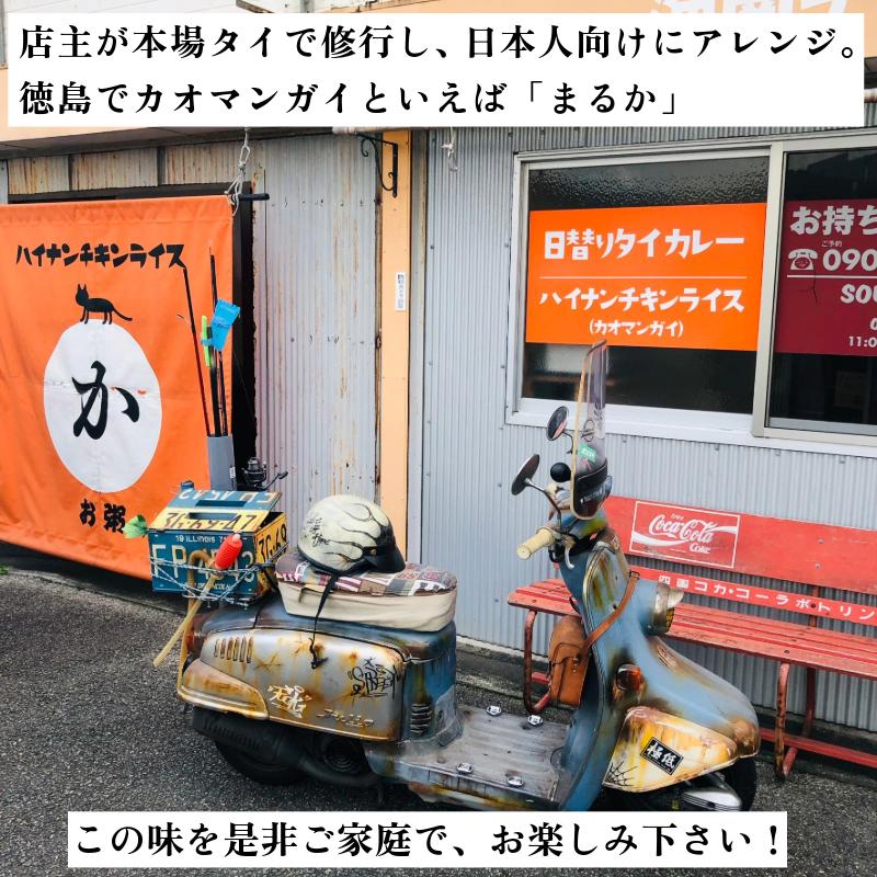 冷凍カオマンガイ 2人前 鶏肉 タイ チキン ライス カオマンガイ タイ料理 温めるだけ 冷凍 お昼 ご飯 エスニック まるか 小松島市 徳島