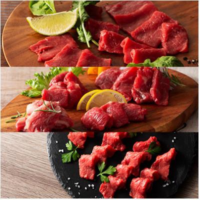 ふるさと納税 美里町 ふじ馬刺し上級赤身3種とユッケネギトロの詰め合わせ(美里町) |  | 02