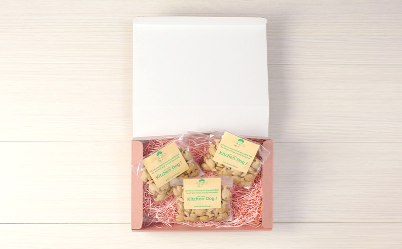 【3ヵ月定期便】Iriko biscuit いりこビスケット 3パック  犬 おやつ ドッグフード クッキー ビスケット 手作り