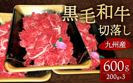 九州産 黒毛和牛 切り落し 600ｇ