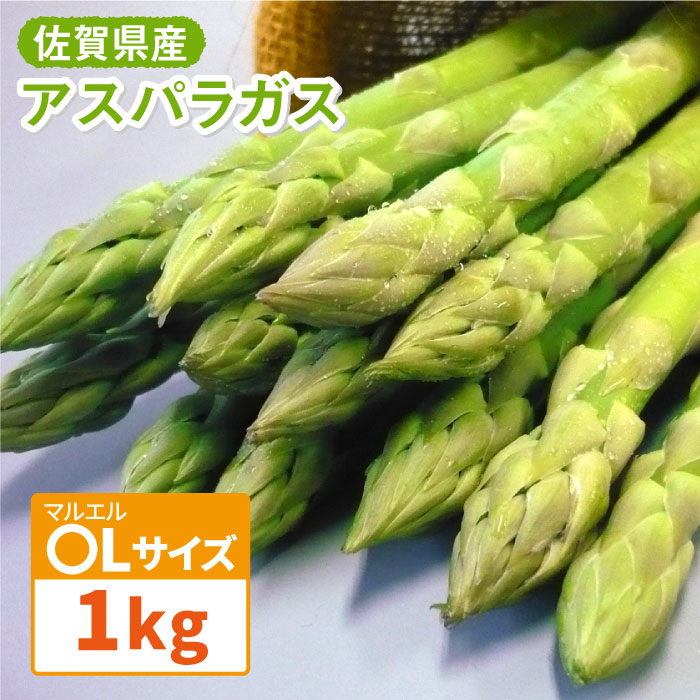 【ふるさと納税】【6〜9月発送】アスパラガス 夏芽 1kg（〇Lサイズ）吉野ケ里町/JAさが [FBE045]