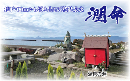 J16-1104／【12回定期便】飲む垂水温泉水　潤命　22L（11L×2箱）
