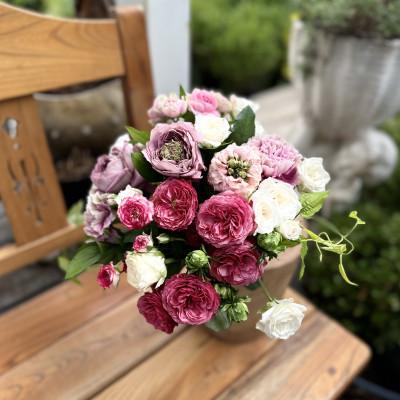 ふるさと納税 酒田市 クリスマスの薔薇のブーケ「メリークリスマスブーケ」 |  | 02
