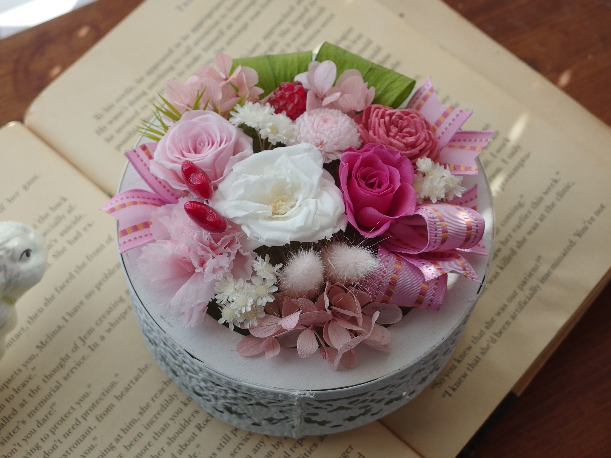 
                  柔らかいピンクローズのアレンジ ｜ 花 はな フラワー ピンク アレンジ ギフト プレゼント 贈り物 インテリア プリザーブドフラワー フラワーギフト プリザーブドフラワーアレンジ 花贈り 記念日 誕生日 雑貨 新築祝い 結婚祝い 長野県 松川村 AF16
                