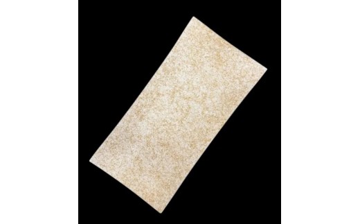 波レクタングルプレート 乱糸(マット仕上げ)純白