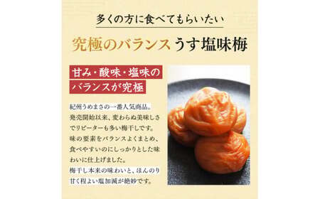 一梅千日うす塩味梅（塩分6％） 「風」 A級4Lサイズ500g / 和歌山県 田辺市 紀州南高梅 南高梅 梅干し 梅干 梅 うめ A級品 4L 肉厚 お米 おにぎり 焼酎 梅酒 健康 うす塩味 塩分6