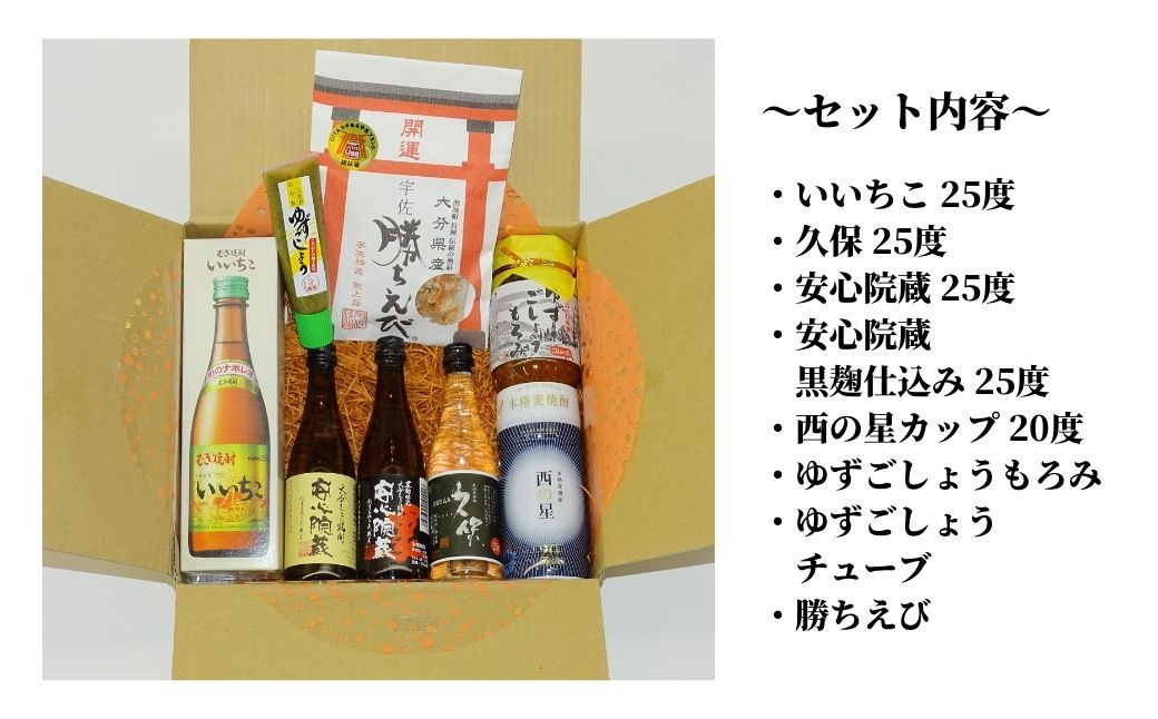 うさ産品＆焼酎ミニチュアセット 