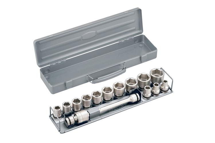 TONE トネ インパクト用ソケットセットNV4132 15001-30025261｜トルクレンチ デジタル 工具 整備士 自動車 バイク DIY 日本製 メンテナンス