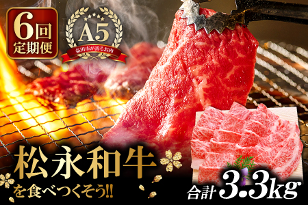 F-955 まつなが和牛を食べつくそう！定期便6回コース
