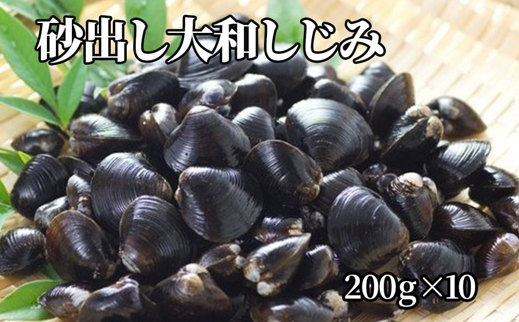 
            ＜網走湖産＞ 砂出し大和しじみ 2kg(200g×10）【ふるさと納税 人気 おすすめ ランキング しじみ シジミ 蜆 しじみ貝 シジミ貝 しじみ汁 味噌汁 大和しじみ 大和シジミ 砂出し 網走産 オホーツク 北海道産 北海道 網走市 送料無料 】 ABW117
          