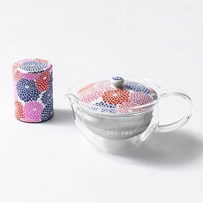 ふるさと納税 宇治田原町 SOU・SOU菊づくし茶器セット |  | 01