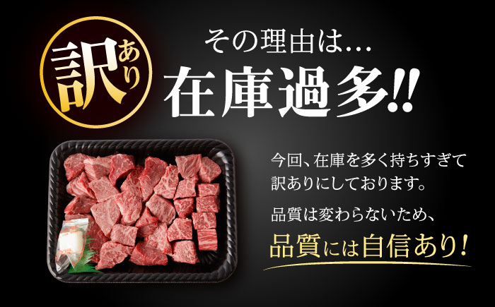【訳あり】長崎和牛 A5 ヒレサイコロステーキ 400g / ヒレ ひれ ヒレステーキ ステーキ すてーき サイコロステーキ / 諫早市 / 野中精肉店 [AHCW105]