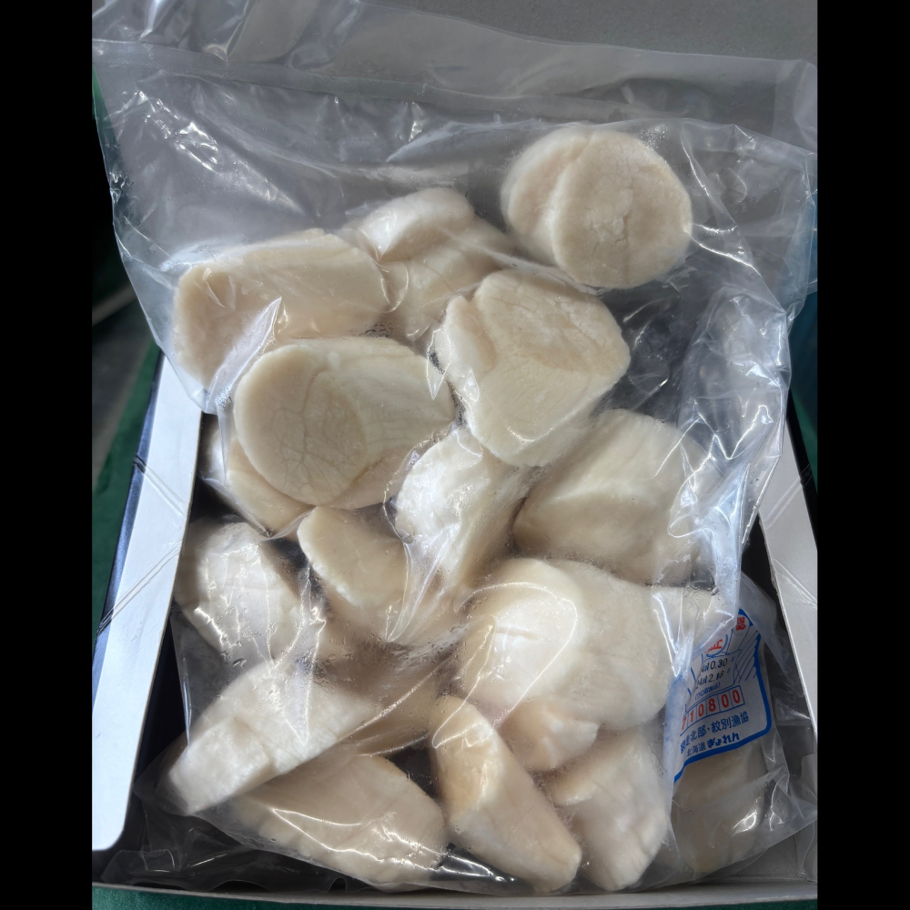14-168 最高級！北海道オホーツク海産　冷凍ほたて貝柱（500g）