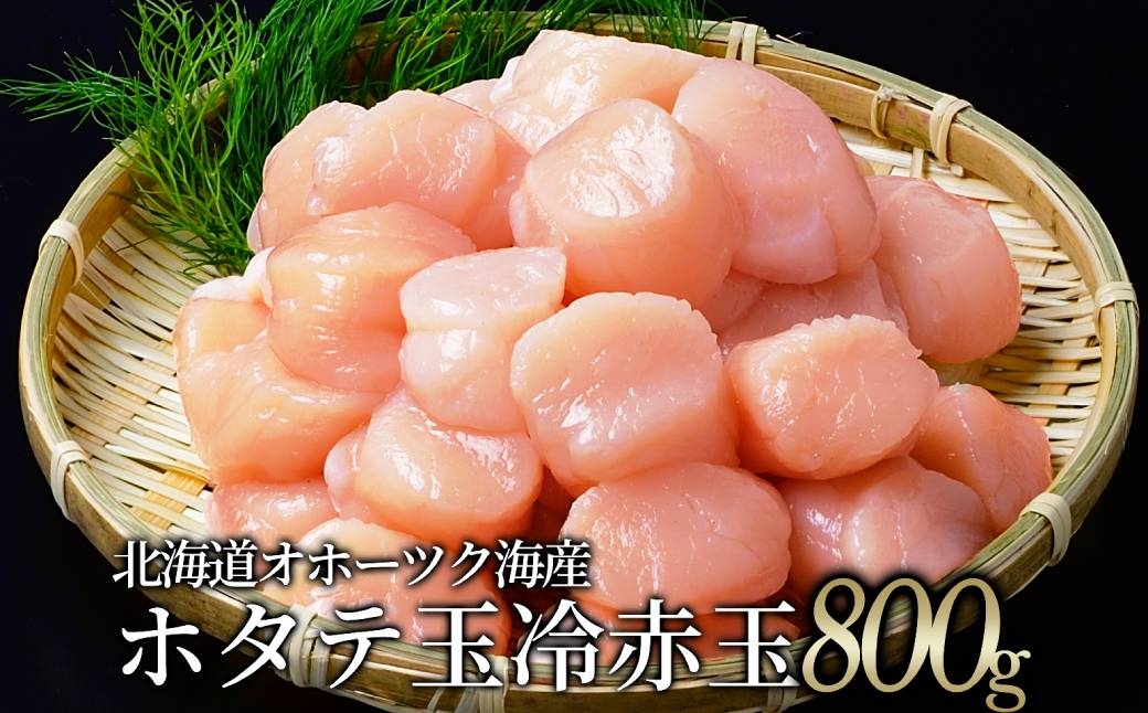 
                  18-181 【数量限定】北海道オホーツク海産ホタテ玉冷赤玉(800g)【チョイス限定】
                