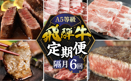 A5 飛騨牛6回隔月定期便 トキノ屋食品