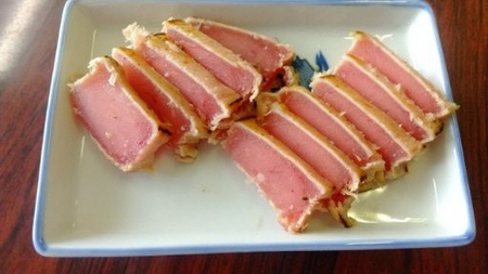 ビンチョウマグロ炭火焼タタキ 約800g (a10-927)