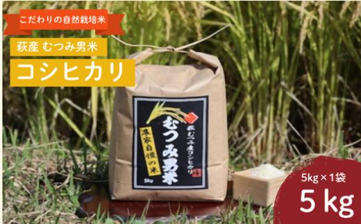 
                  自然栽培 むつみ男米 白米 5kg
                