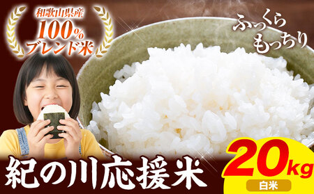 米 20kg お米 紀の川応援米 白米 20キロ 