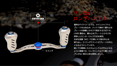 LIVRE リブレ Feather 110（シマノ右）（チタン×ゴールド）F25N-334[AMBB089-2]