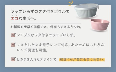 【美濃焼】[軽量食器] レンジパックボウル Sサイズ 5色セット【井澤コーポレーション】 ボウル ラップ不要 食器 軽量 食洗器対応 便利 うつわ 器 美濃焼 陶磁器 [TBP034]