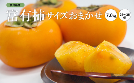 富有柿 7kg 箱 サイズおまかせ（ 24個 ～ 28個 ） | 熊代農園