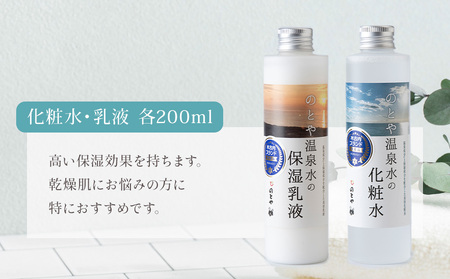 温泉水の化粧水・乳液セット