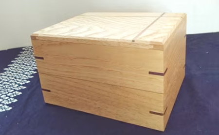 重箱型 小物収納箱(2段) | 無垢 栗(クリ) | MIYABI WOODWORKS