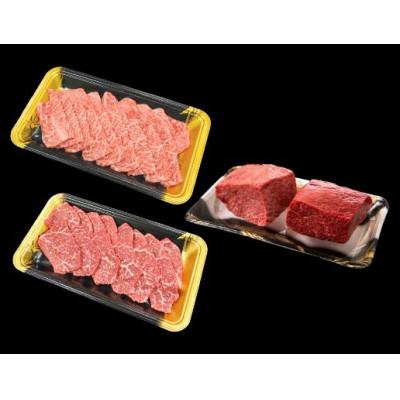 ふるさと納税 一関市 《格之進》門崎熟成肉 塊焼き&amp;焼肉セット 赤身&amp;霜降り740g + 牛醤1本