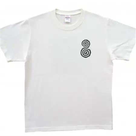 Tシャツ ふとまに 太占 麻炭 白 (半袖 150サイズ)【1619664】