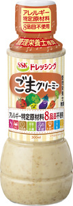 ごま クリーミー ドレッシング ボトル 12本 セット アレルギー 7品目不使用 胡麻 調味料 油 料理 野菜 サラダ 人気 まとめ買い エスエスケイフーズ 静岡県 藤枝市 ( 人気調味料 ふるさと納
