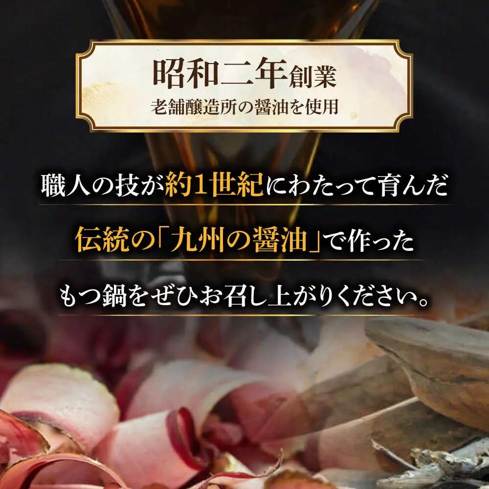 博多 明太醤油もつ鍋 セット 2-3人前[BGAF010] めんたいチューブ