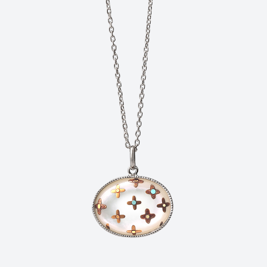 ＜Classic Ko＞Floret dot SV pendant