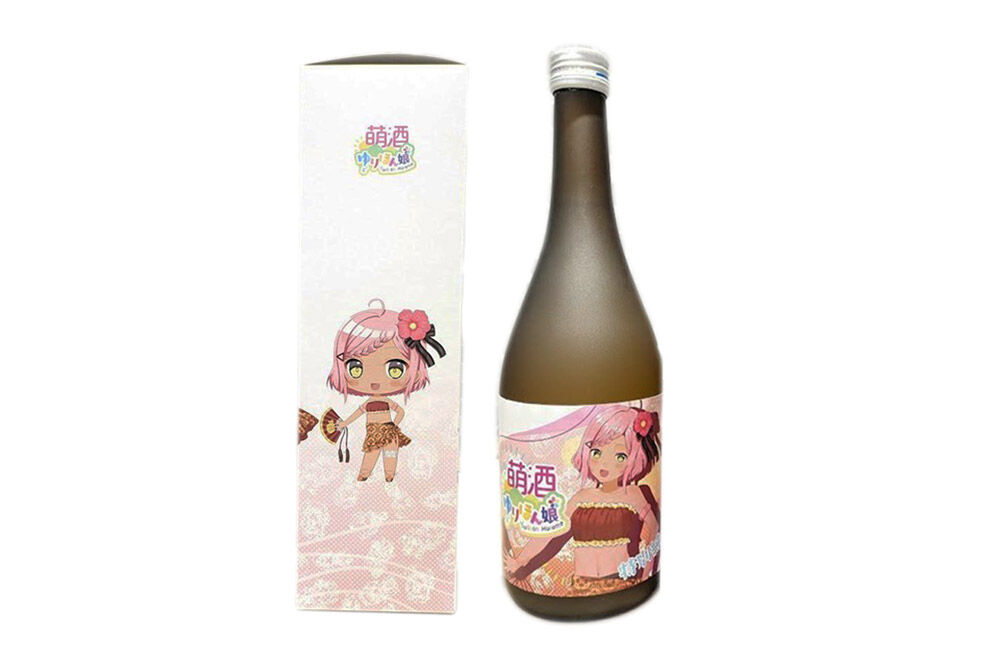 萌酒～ゆりほん娘～  浜梨リン子 特別純米（720ml×1本）TOYOSHIMA FARM 葡萄ジュース ワインに恋するブドウたち（500ml×1本）セット [日本酒 お酒 萌酒 特別純米酒 ぶどうジ