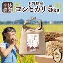 【ふるさと納税】令和6年産 コシヒカリ 玄米 5kg×1袋 長野県産 米 お米 ごはん ライス 低GI 甘み 農家直送 産直 信州 人気 ギフト お取り寄せ 平林農園 送料無料 長野県 大町市 | お米 こめ 食品 人気 おすすめ 送料無料