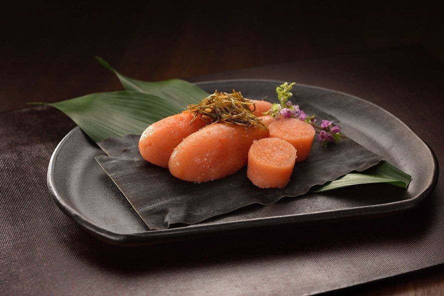 無着色辛子明太子　大粒昆布漬け特切 辛口 1kg【玄海】_HA1244