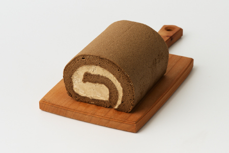 【プレミアム米粉ロールケーキ】焙煎ほうじ茶ロール (H053292)