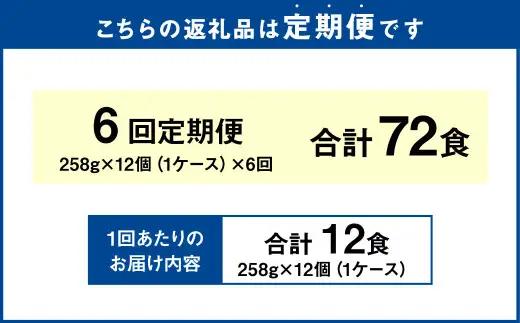 【6回定期便】 でっかいやきそば弁当 258g×12個（1ケース） やきそば 焼きそば 特盛 増量 中華スープ付き お取り寄せ