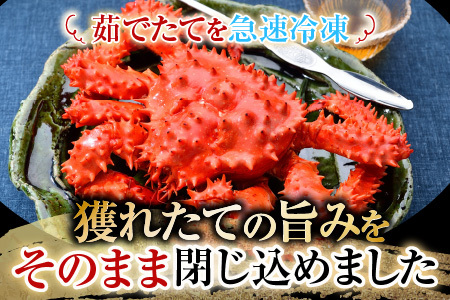 【北海道根室産】花咲かに400g前後～550g前後×3尾 A-70030