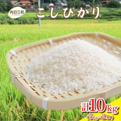ふるさと納税 下関市 令和7年産 コシヒカリ 10kg (5kg×2箱) 山口県産 《内日三町:DZ8001》