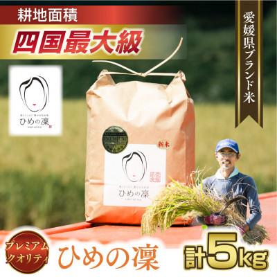 ふるさと納税 鬼北町 【愛媛県ブランド米】ひめの凜(プレミアムクオリティ)5kg