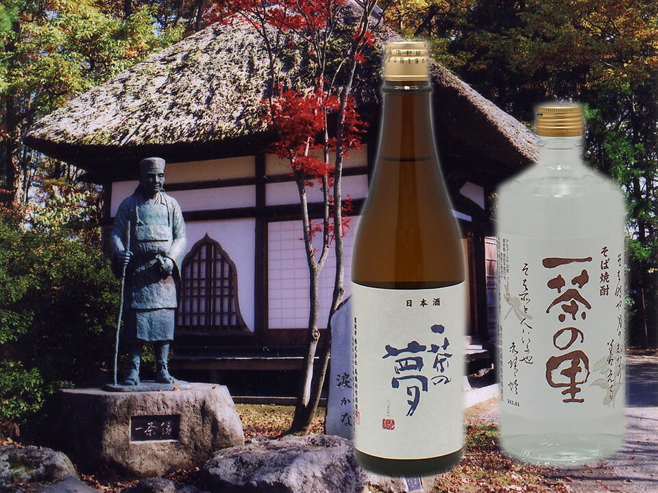 【ふるさと納税】松尾　一茶さんが夢みたお酒セット　お祝いやギフトに 特別純米酒 そば焼酎