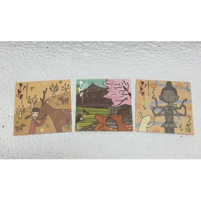 ふるさと納税 奈良市 奈良柄あぶらとり紙セット