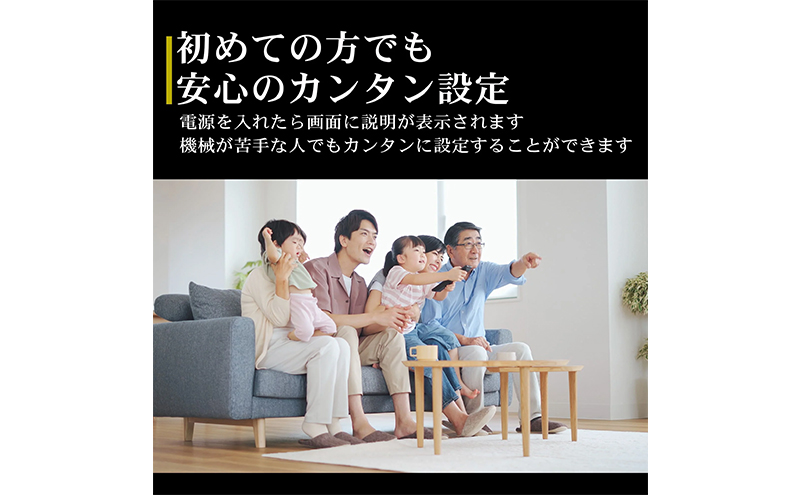 【訳あり/再生品】50V型 4K 液晶テレビ IRIE 東芝ボード内蔵 外付けHDD録画対応 HDR10 壁掛け対応 裏番組録画 整備済み