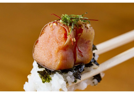 AB371.【元祖博多めんたい重】めんたい重の昆布巻き明太子３本セット【辛子明太子】