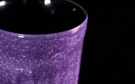 【世界でグランプリ受賞】有田焼 大理石のような質感 ロックカップ 麟 Lin Marble Old 2個 (Raspberry & Ivy)【金照堂】ウイスキーグラス 焼酎グラス ロックグラス ラズベ