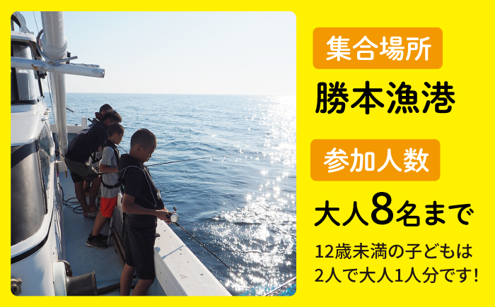 船釣り 体験 5時間 《壱岐市》【こころ壱岐】[JCF003] 257000 257000円