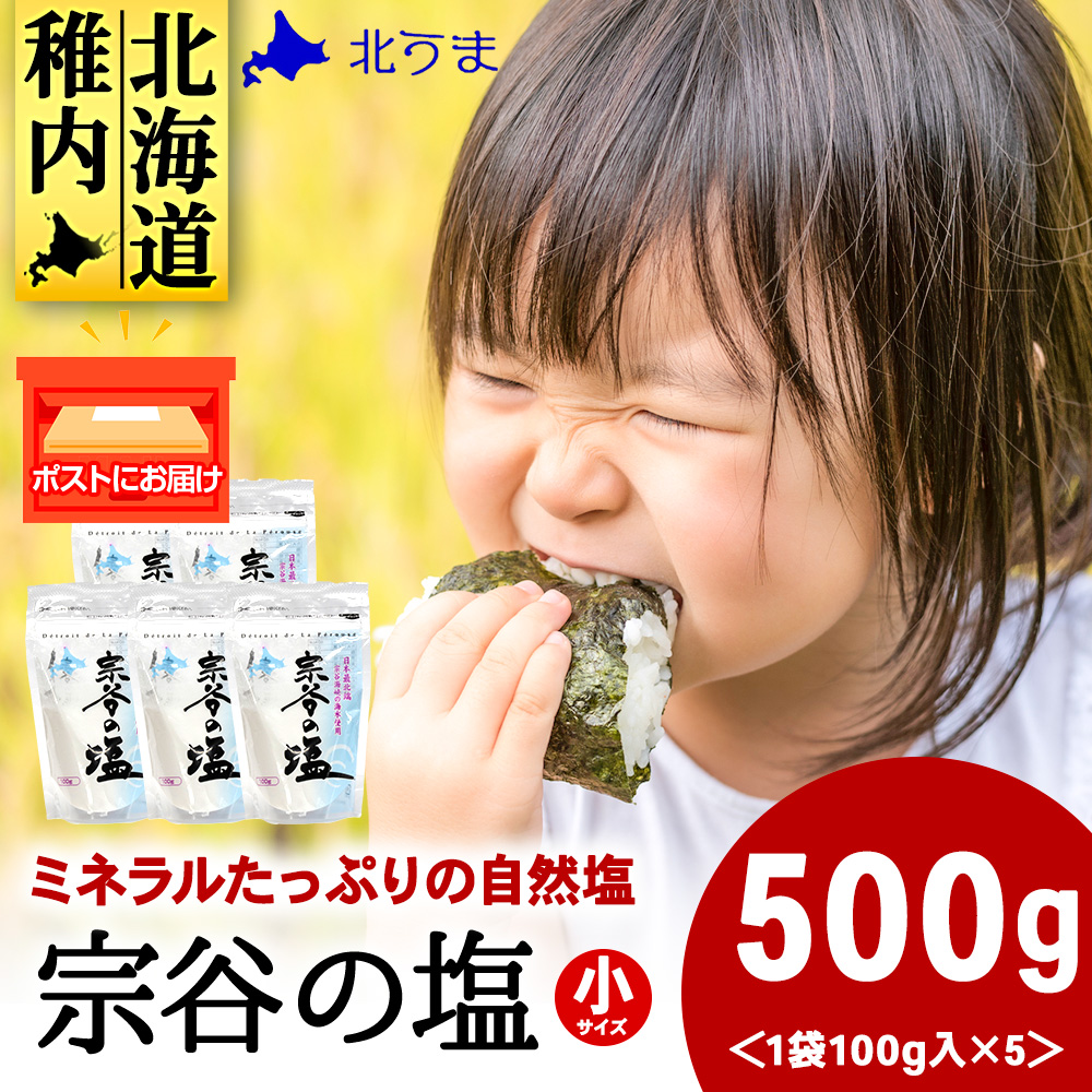 宗谷の塩100g×5袋