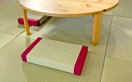 一畳屋 あぐら畳 座卓 枕 2枚セット　【一般社団法人クラッシーノこうし】[AYAB004]