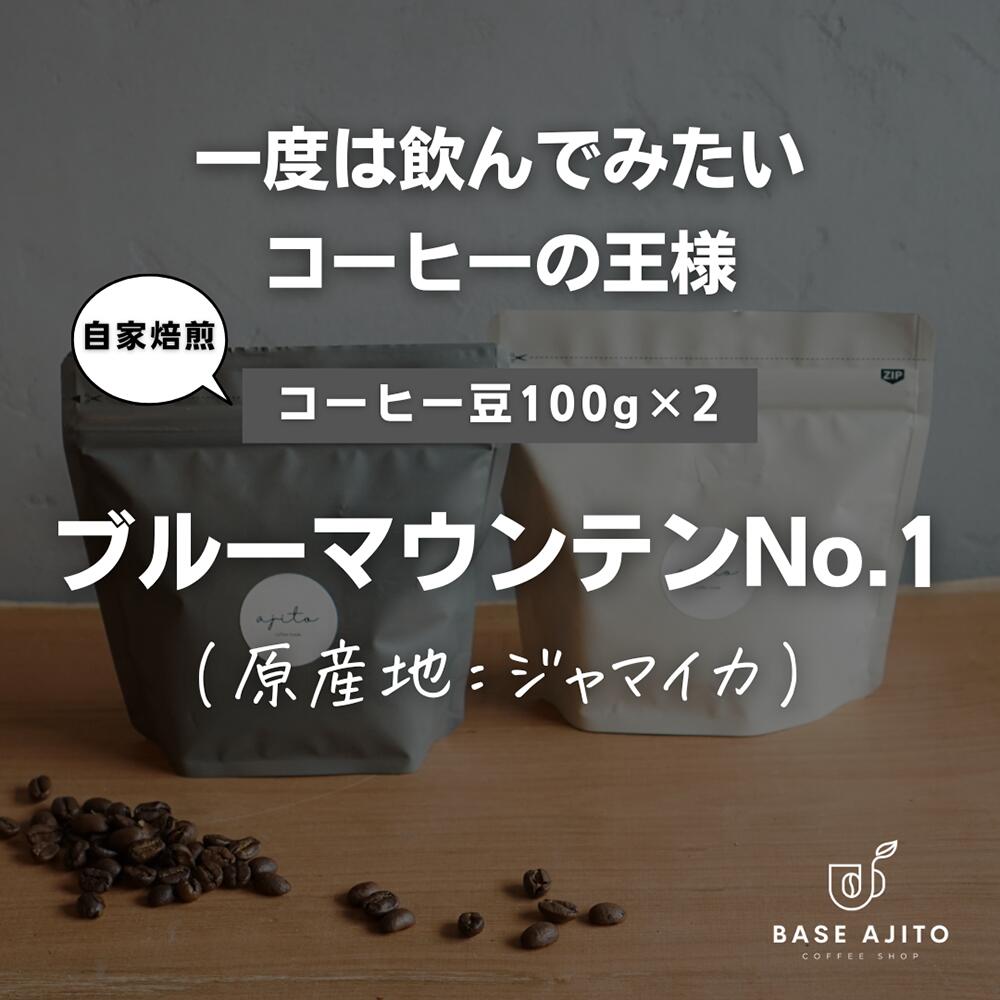 【ふるさと納税】ブルーマウンテンNo.1 100g×2(粉) 兵庫県 丹波篠山市 コーヒー 珈琲 カフェ好き 珈琲好き 自家焙煎 香り高い